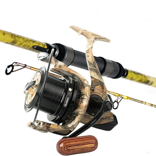 Canne Carp Design Slim Fighter Evo Camo 10' 3.5lbs + Moulinet Carp Design Gk9000 Camou