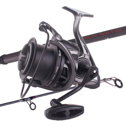 Canne Carp Design Slim Fighter Evo Spod/marker 50mm 12' 5lbs + Moulinet Carp Design Kr9000