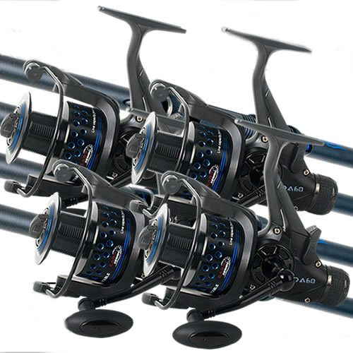 Ensemble Carp Design Start Fighter 12' 3lbs Da60 (les 4) Carpe