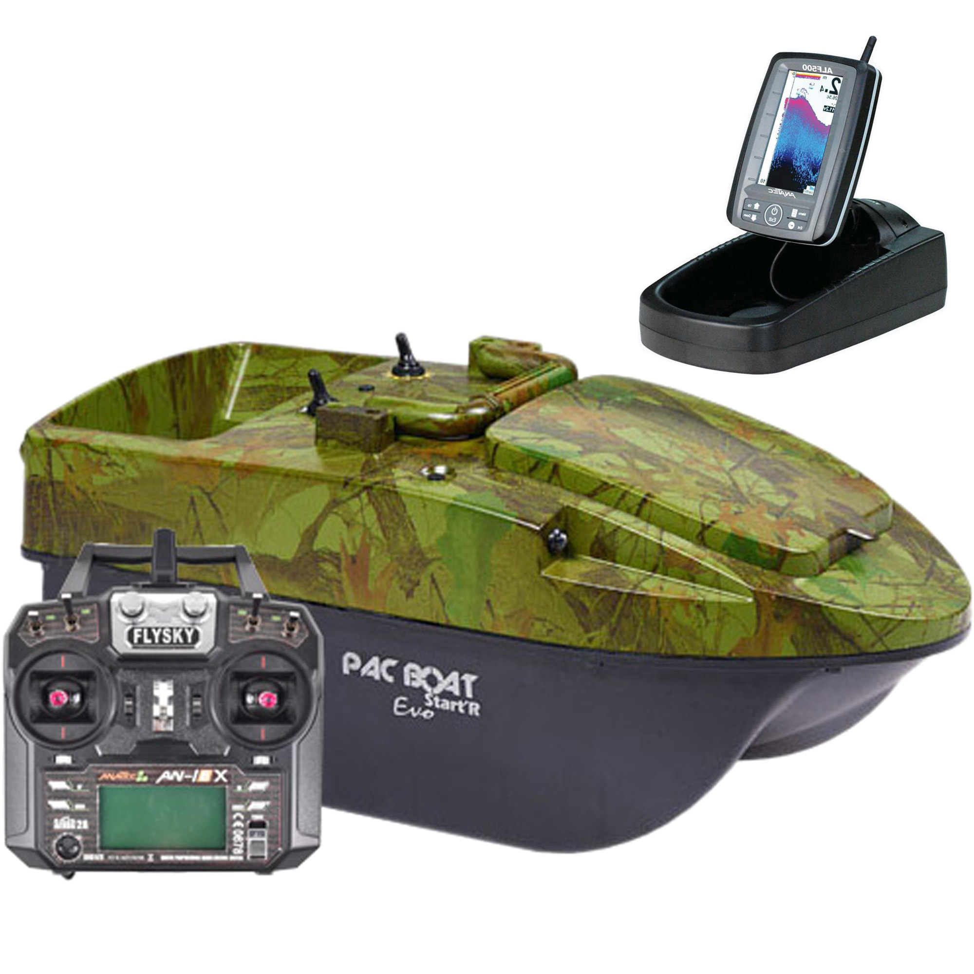 Bateau Amorceur Anatec Pac Boat Start'r Oak Lithium 16a Brushless An-i6x Alf500 Carpe