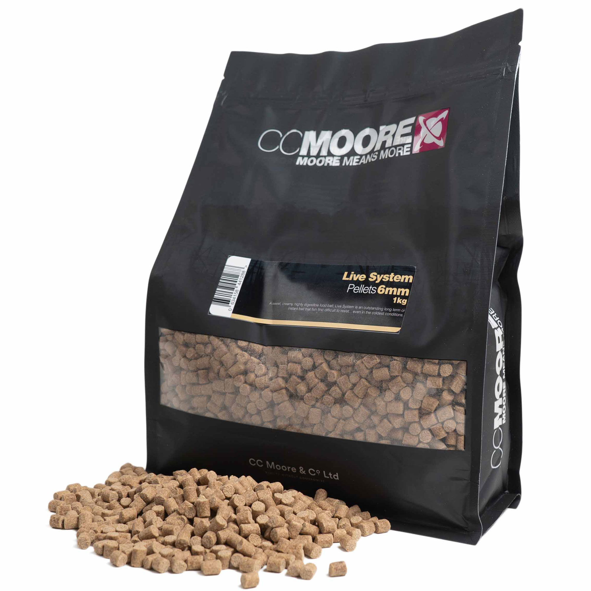 Pellets Cc Moore Live System 6mm 1kg Carpe