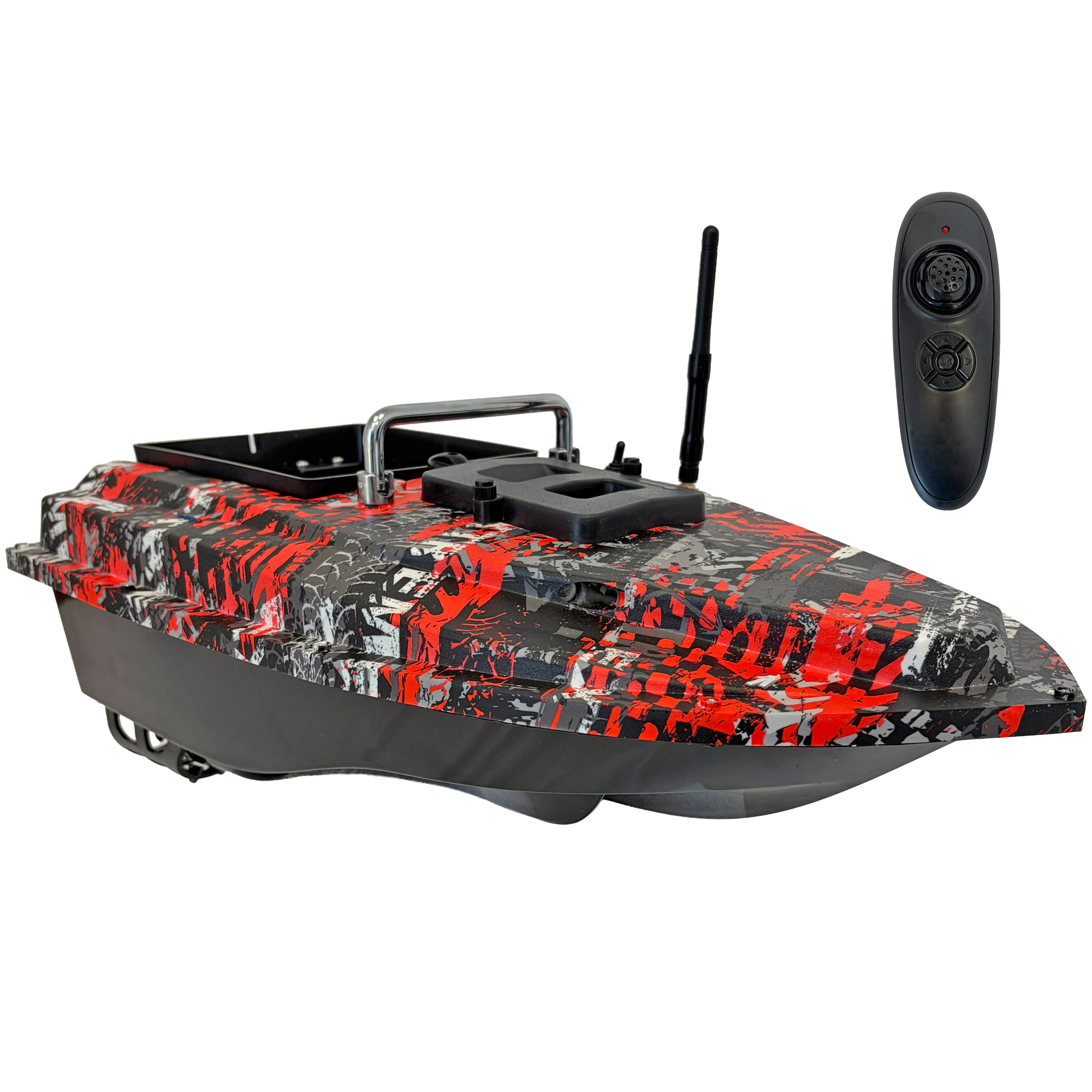 Bateau Amorceur Ccarp Flash Boat Gps Black & Red Carpe