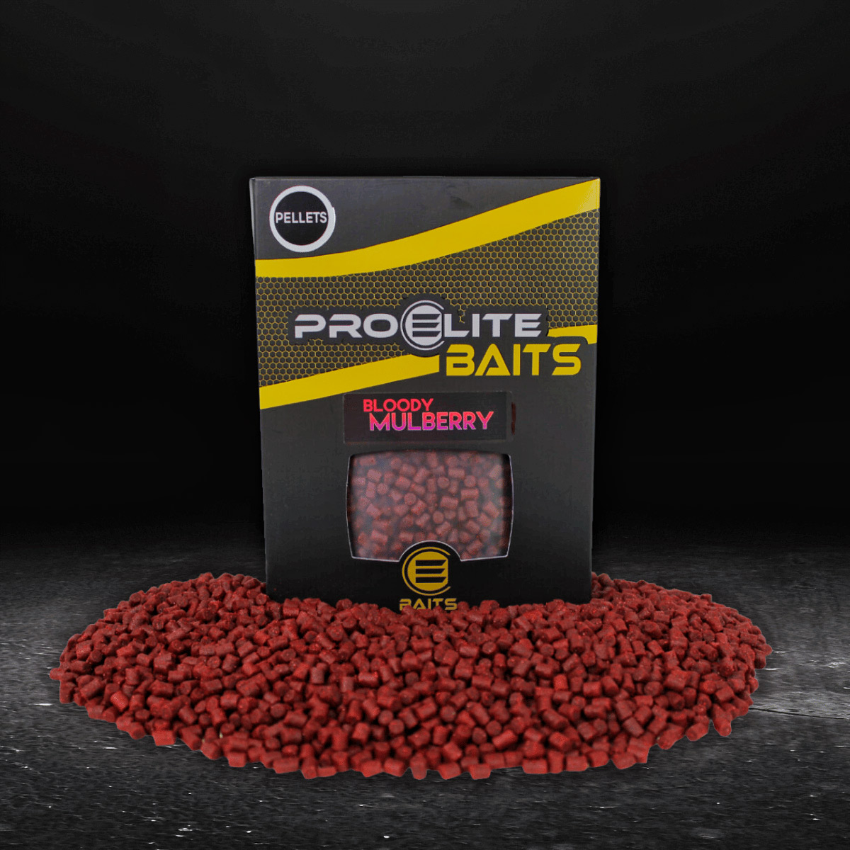 Pellets Pro Elite Baits Gold Bloody Mulberry 6mm 1kg Carpe