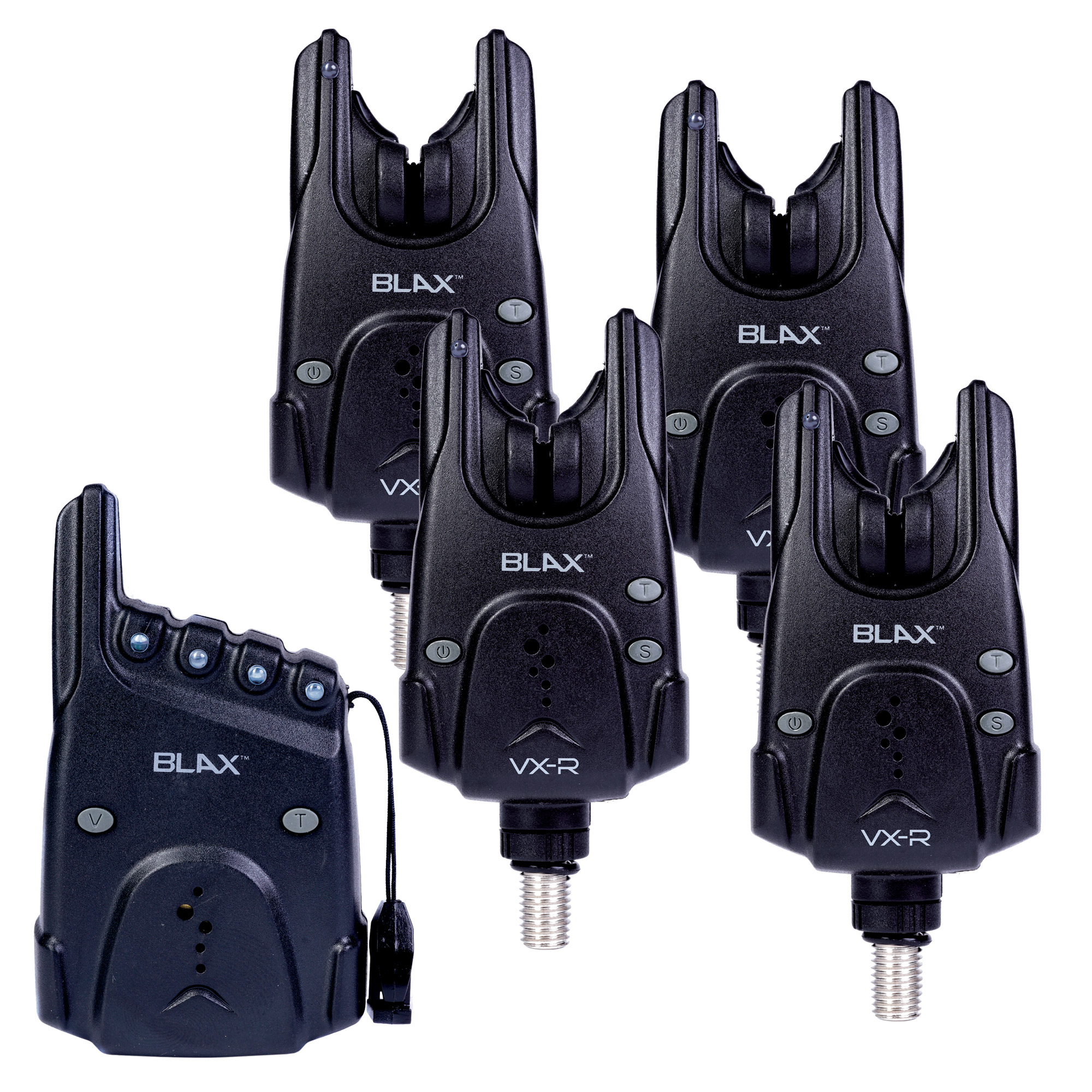 Coffret Carp Spirit Centrale 4 Détecteurs Blax Vx-r Carpe