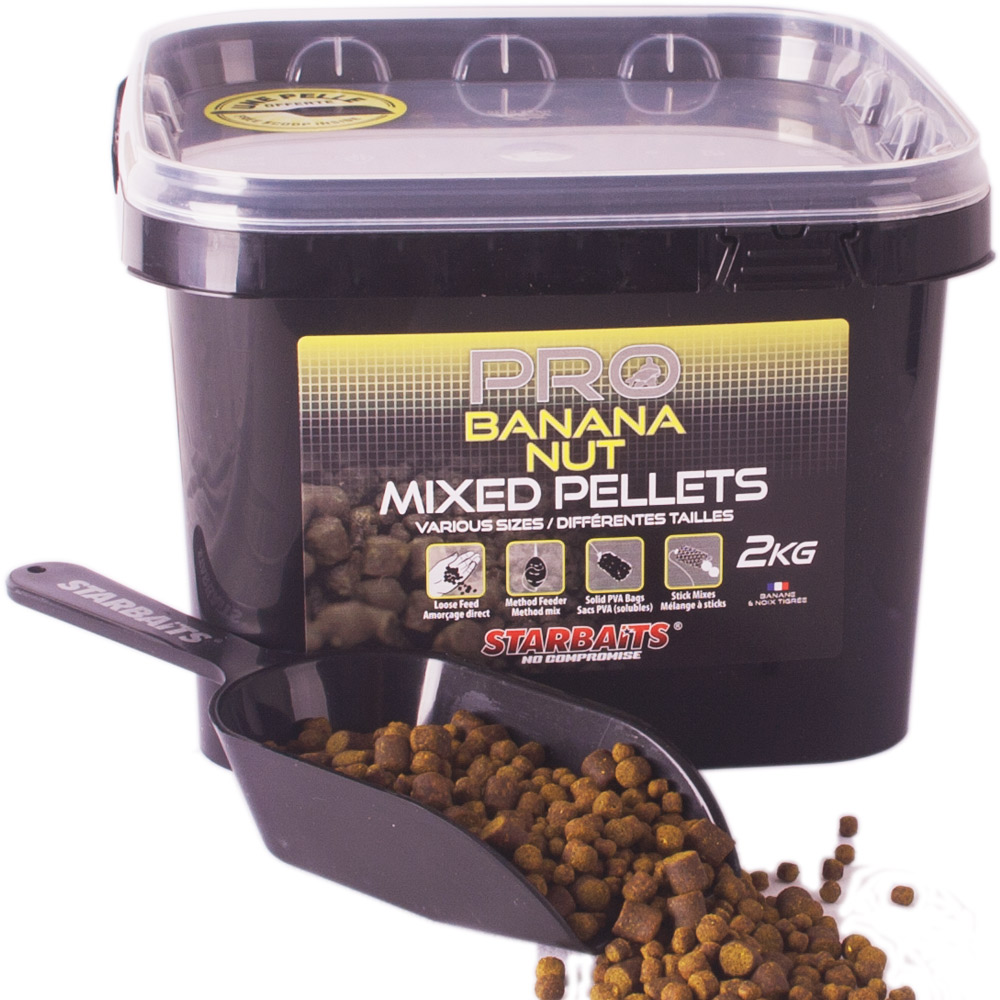 Pellets Starbaits Probiotic Banana Nut 2kg Carpe