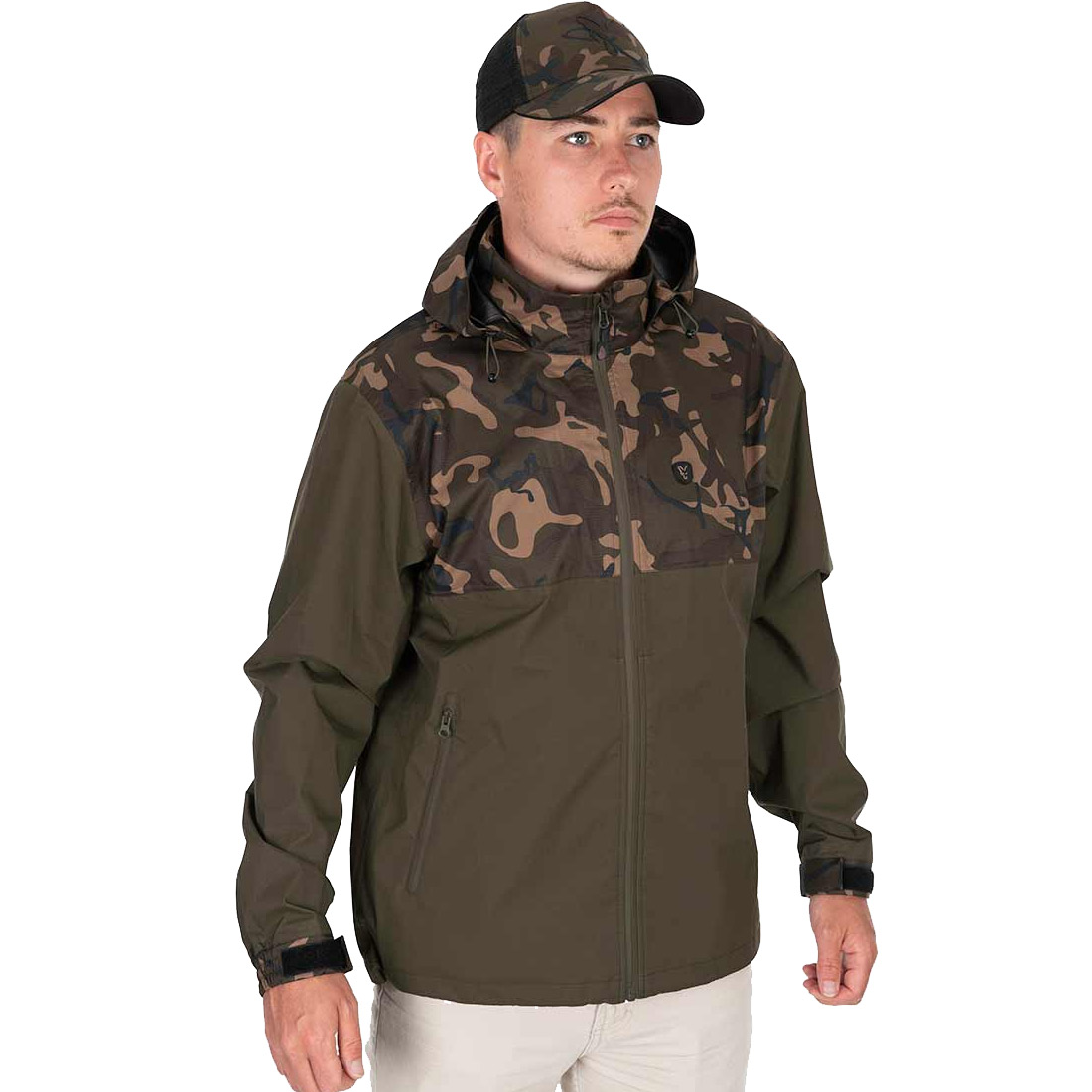 Veste De Pluie Fox Rs 10k Camo/khaki Carpe - Taille: Xxl
