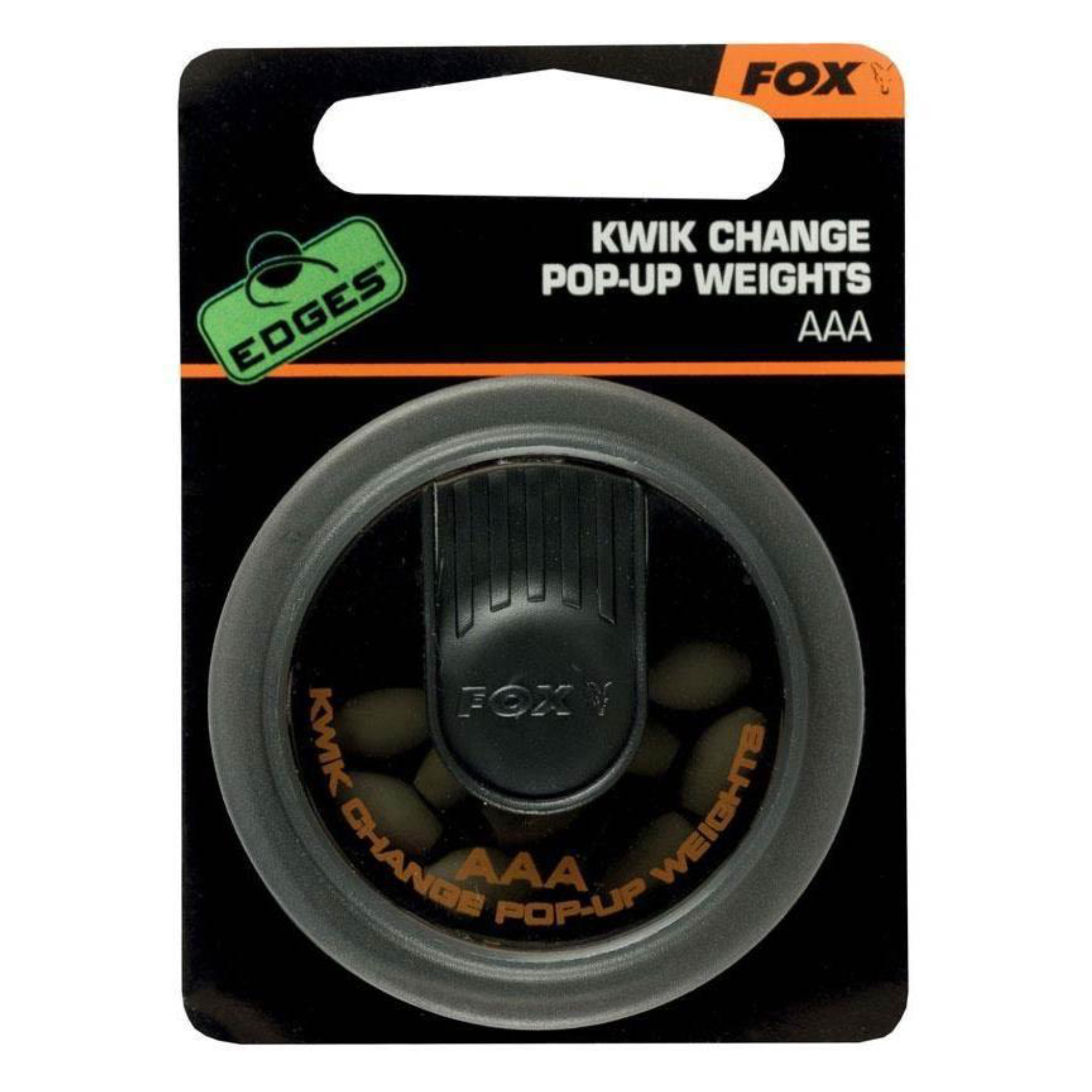 Plombée Fox Edges Kwik Change Pop Up Weights Aaa Carpe
