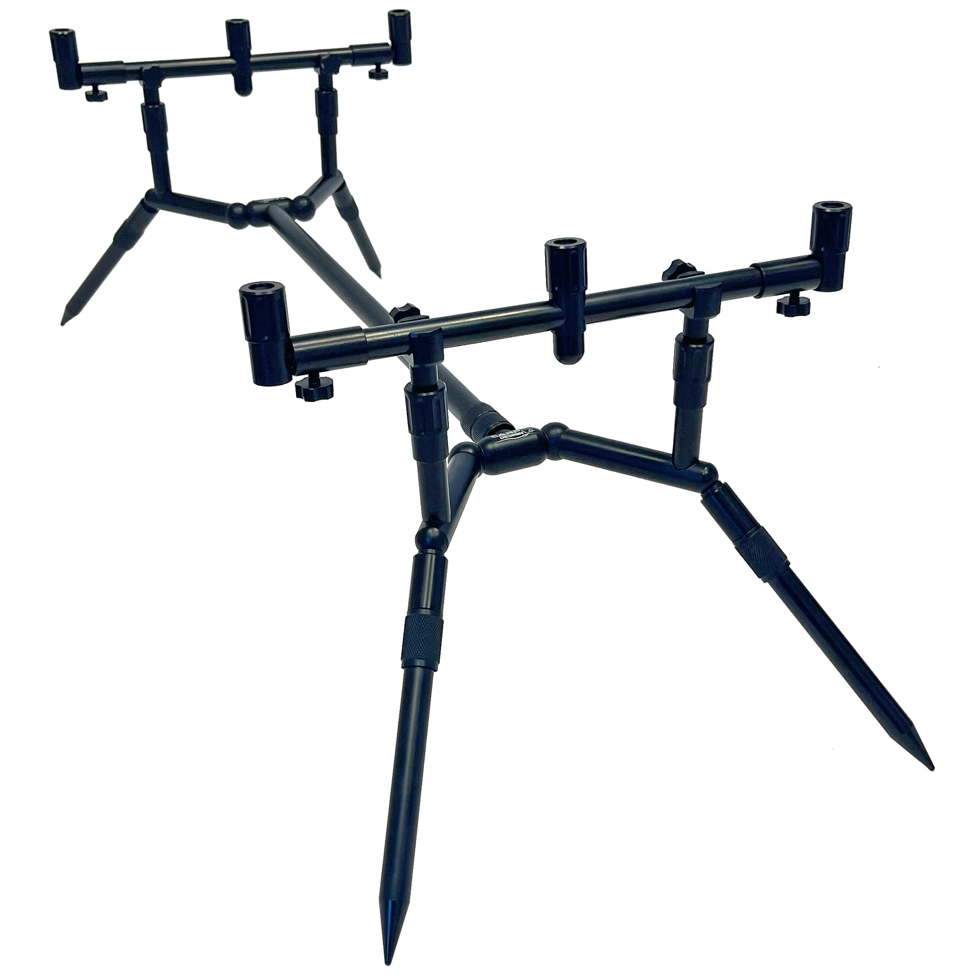 Rod Pod Carp Design Elite Black 3 Cannes + Buzz Bar Carp Design Elite Black 2 Cannes