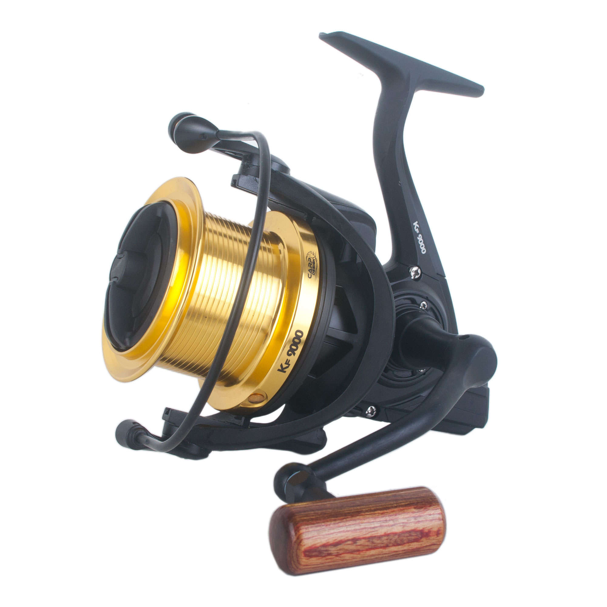 Canne Carp Design Slim Fighter Evo 50mm 12' 3.5lbs Full Cork + Moulinet Carp Design Kf9000 Gold