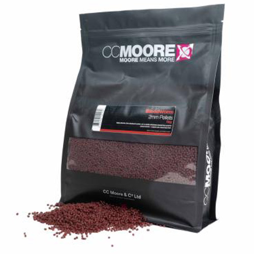Pellets Cc Moore Bloodworm 3mm 1kg Carpe