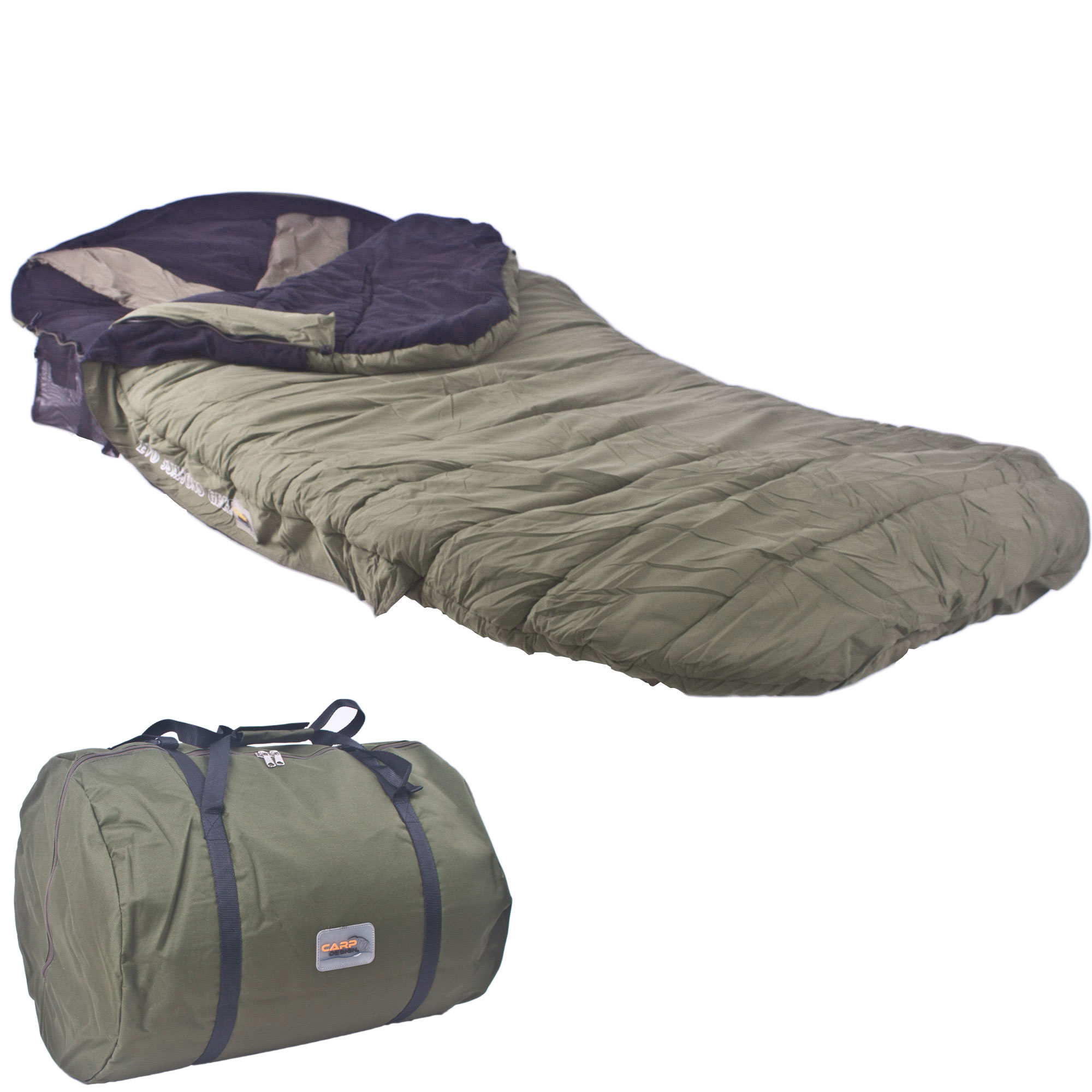 Set Canne Carp Design Slim Fighter Evo 12' 3.5lbs (x3) + Evo Spod/marker 12' 5lbs Carpe