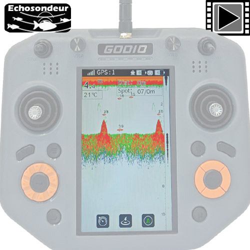 Kit Echosondeur Carp Design Pour Télécommande Aio V70/v80 Evo+ Carpe