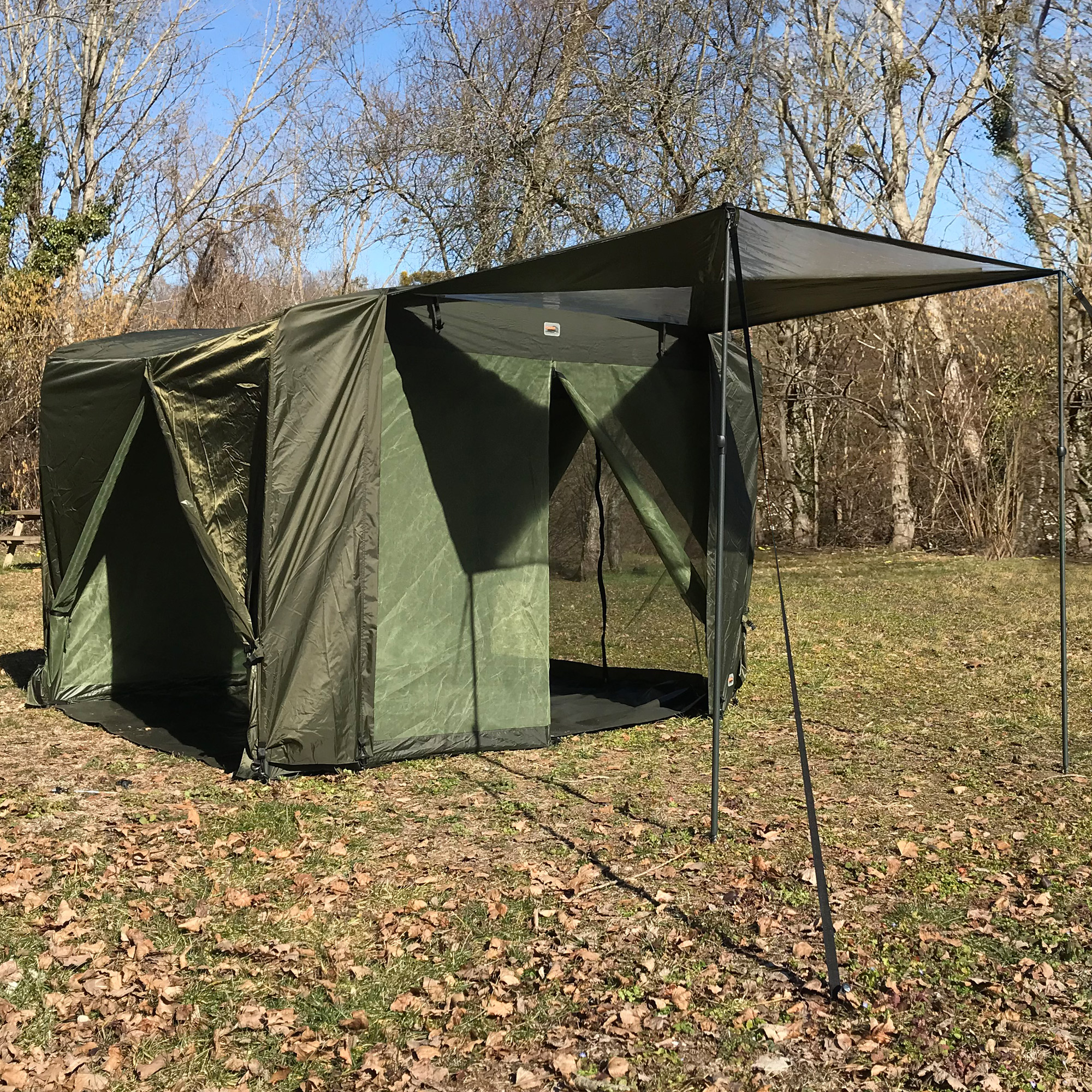 Abri Carp Design Green Line Station 2 Places (avec Surtoile) Carpe