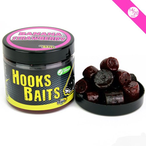 Pellets Boostés Pro Elite Baits Banana & Strawberry 14/20mm 200ml Carpe