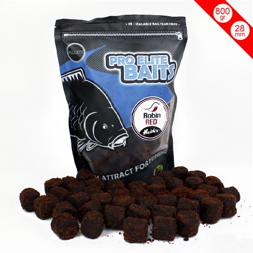 Pellets Pro Elite Baits Robin Red 28mm 800g Carpe