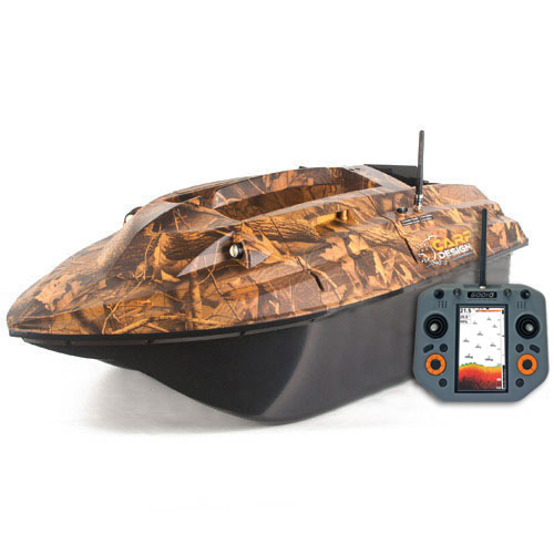 Bateau Amorceur Carp Design V80 Evo+ Echo Gps Camo Carpe