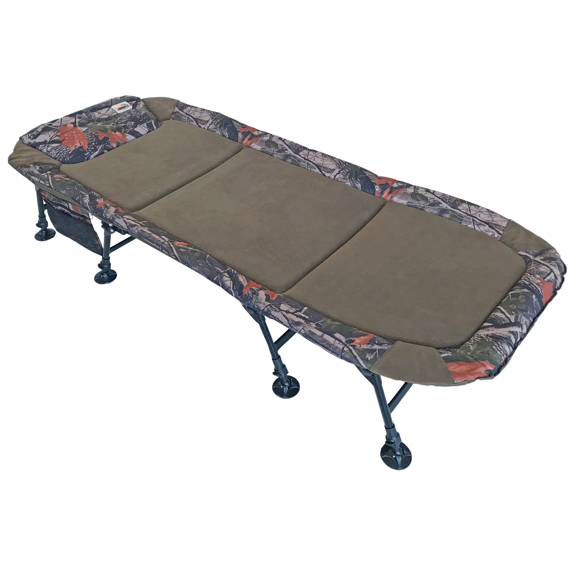 Bed Chair Carp Design Camo Line 8 Pieds Carpe