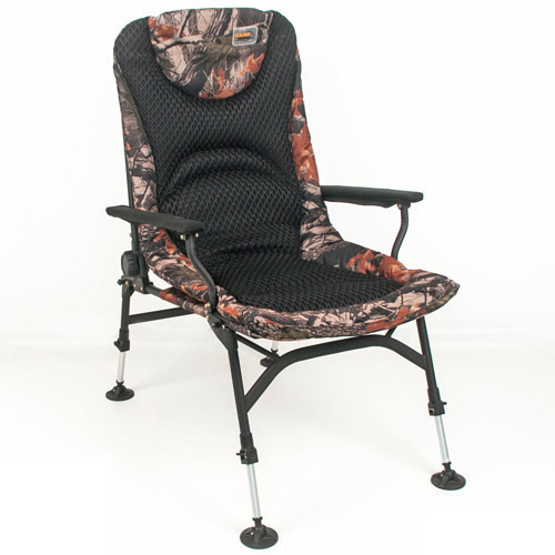 Level Chair Carp Design Camo Line Evo Carpe
