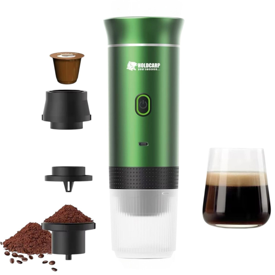 Machine à Expresso Holdcarp Portable Rechargeable Carpe