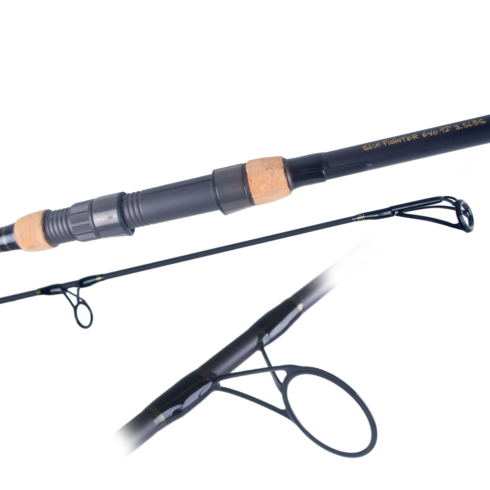 Canne Carp Design Slim Fighter Evo 50mm 12' 3.5lbs Full Cork Carpe