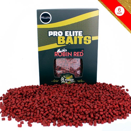 Pellets Pro Elite Baits Gold Robin Red 6mm 1kg Carpe