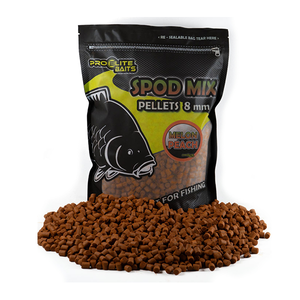 Pellets Pro Elite Baits Melon & Peach Spod Mix 8mm 1.8kg Carpe