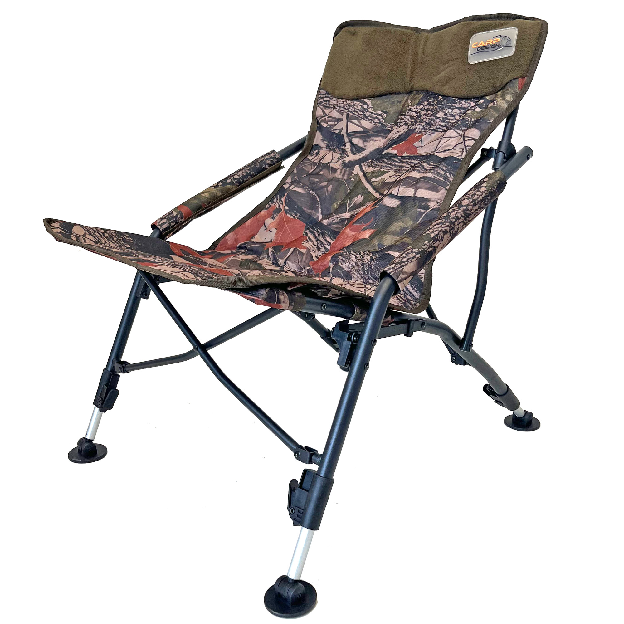 Level Chair Carp Design Compact Folding Camo Line Carpe