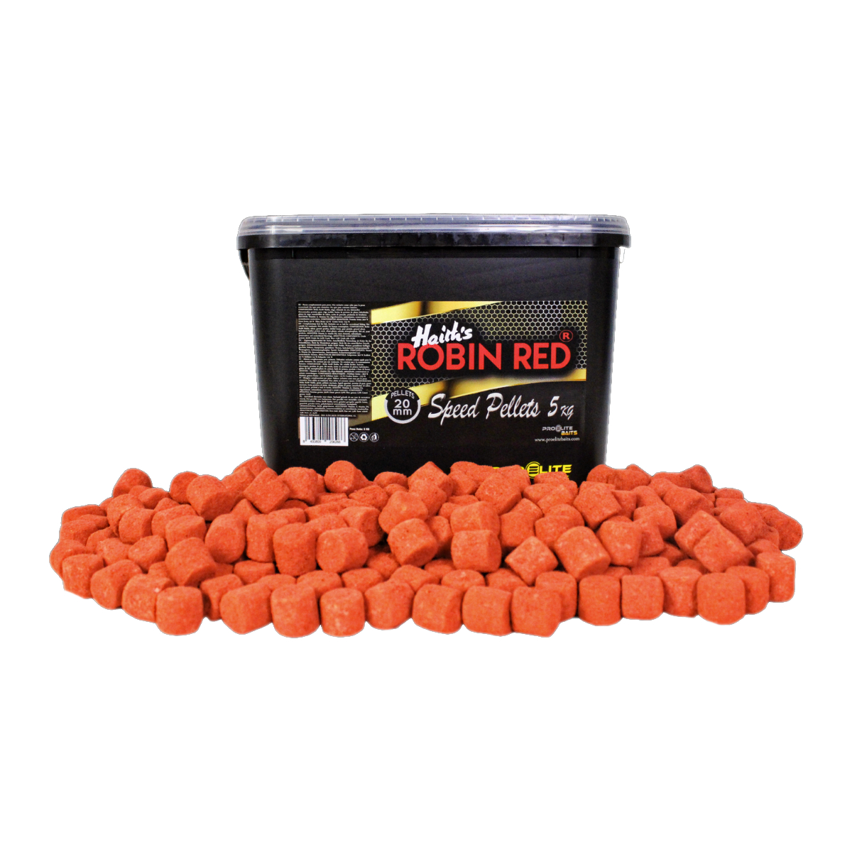 Pellets Pro Elite Baits Gold Speed Pellets Robin Red 20mm 5kg Carpe