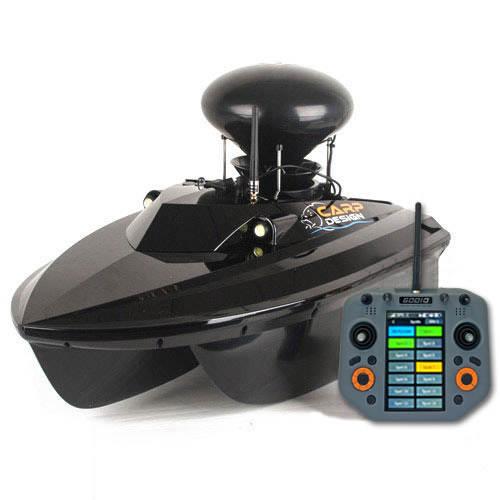 Bateau Amorceur Carp Design V70 Evo+ Gps + Epandeur D'appâts Carp Design Pour Bateau V70