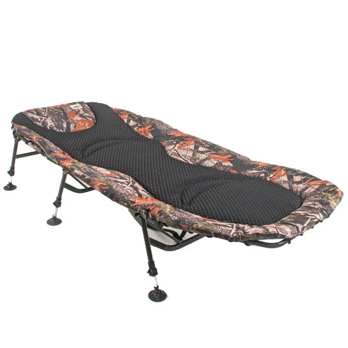 Bed Chair Carp Design Camo Line Evo 6 Pieds Carpe