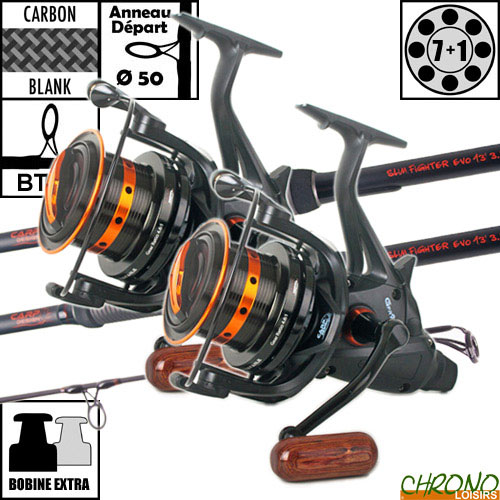 Ensemble Carp Design Slim Fighter Evo 13' 3.5lbs Gfr9000 (les 2) Carpe