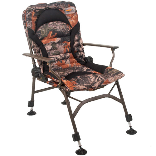 Level Chair Carp Design Camo Line Recliner Accoudoirs Carpe