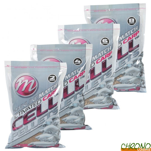 Pellets Mainline Cell 1kg Carpe - Diamètre: 8mm