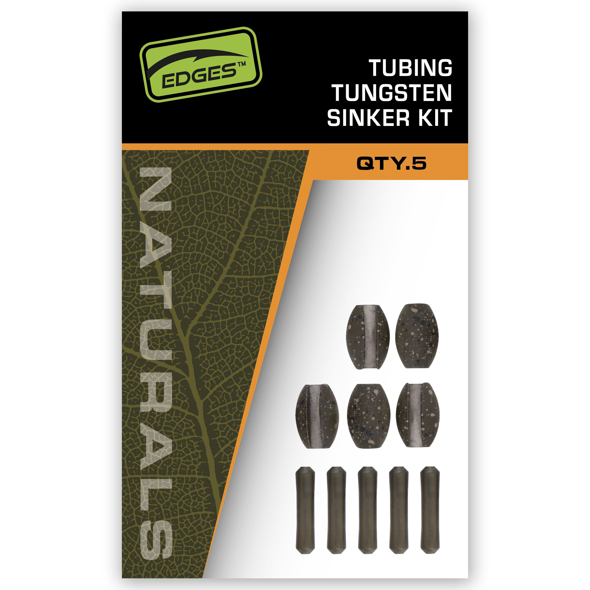 Lest Fox Edges Tubing Tungsten Sinker Kit (par 5) Carpe