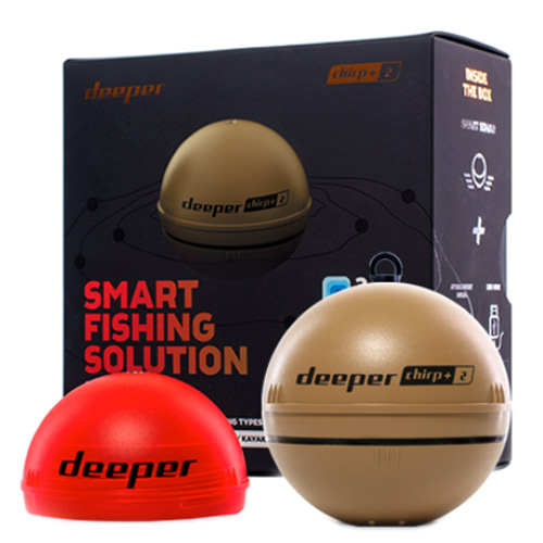 Sondeur Gps Deeper Smart Sonar Chirp+ 2 + Pack Amplificateur Wifi Deeper Pour Bateau Amorceur